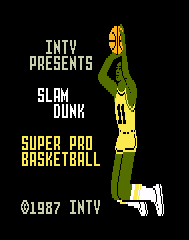 Slam Dunk - Super Pro Basketball Title Screen